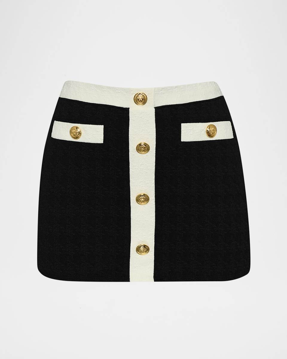 Coco Colorblock Chic Mini Skirt